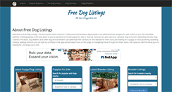 Desktop Screenshot of freedoglistings.com