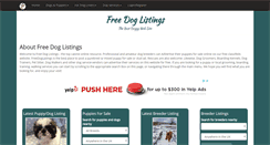 Desktop Screenshot of freedoglistings.co.uk